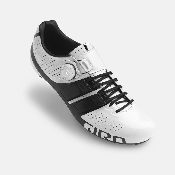 Giro Factor Techlace Rennradschuh Weiß/Schwarz