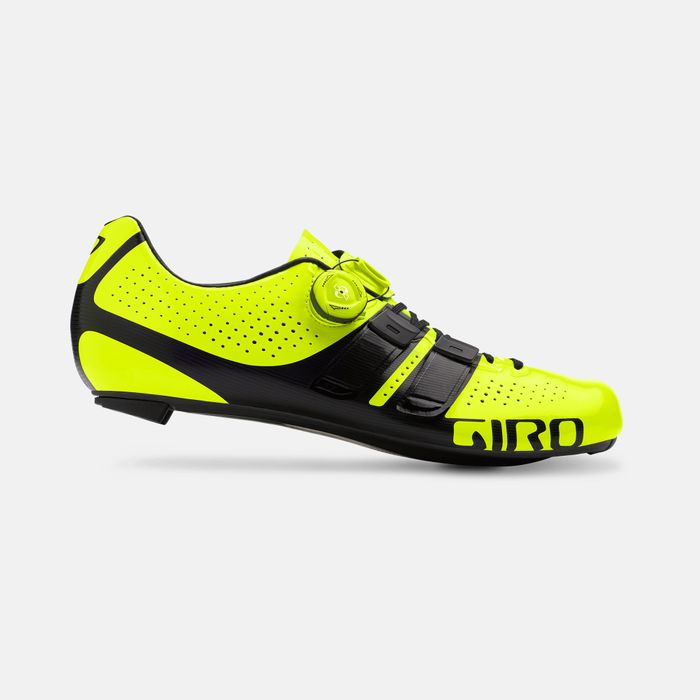 Giro Factor Techlace Rennradschuh Gelb/Schwarz