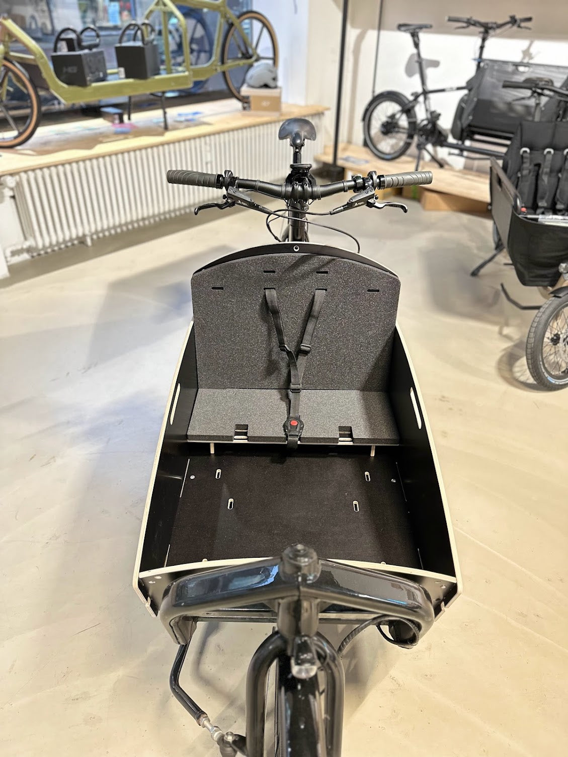 Hardus velofurn - SITZBANK/Kindersitz für Bullitt Box