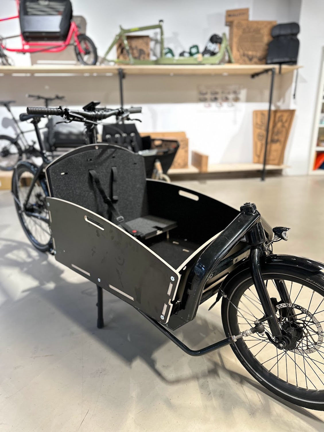 Hardus velofurn - SITZBANK/Kindersitz für Bullitt Box