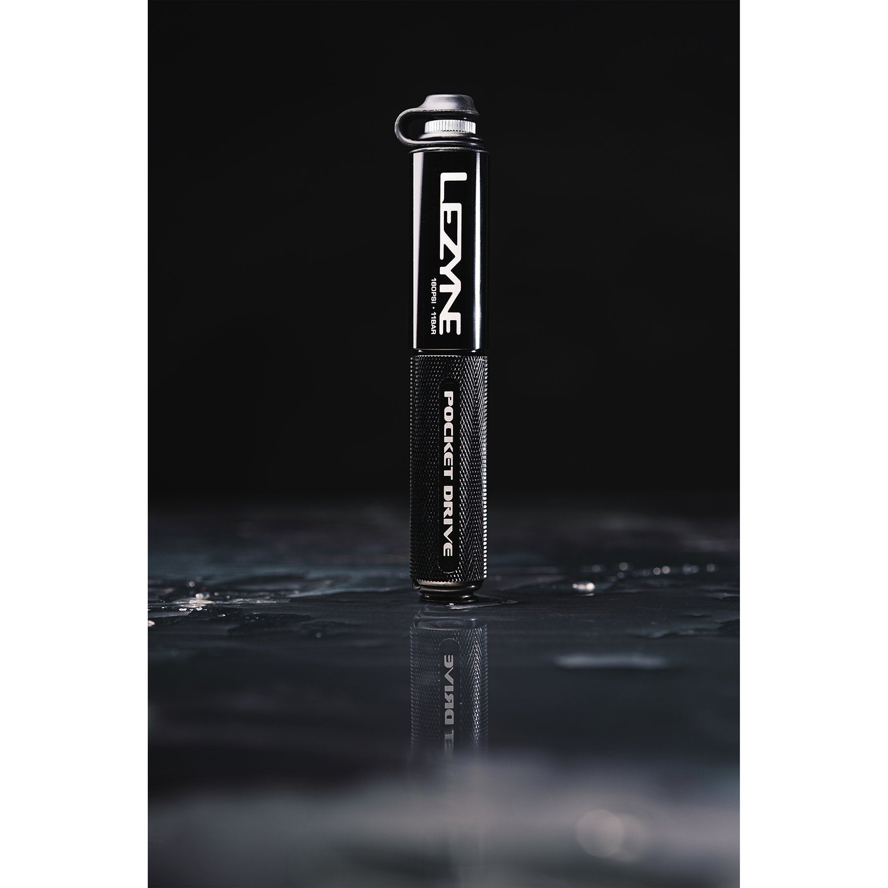 Lezyne CNC Pocket Drive Mini Handpumpe - Schwarz