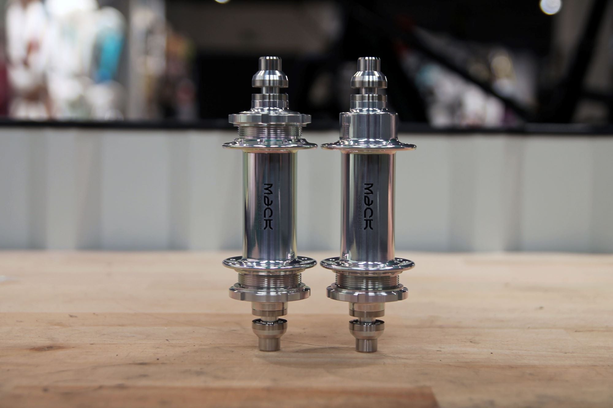 MACK HUBS Superlight Track Hinterrad Nabe Niederflansch, Silber-Poliert