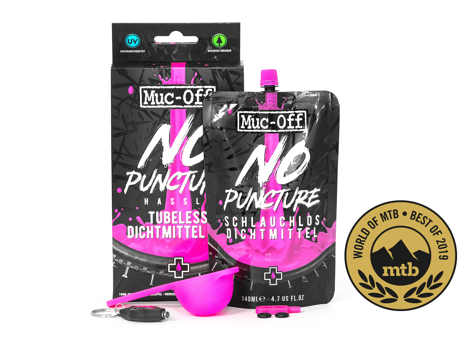 Muc-Off No Puncture Hassle 140ml - Dichtmilch