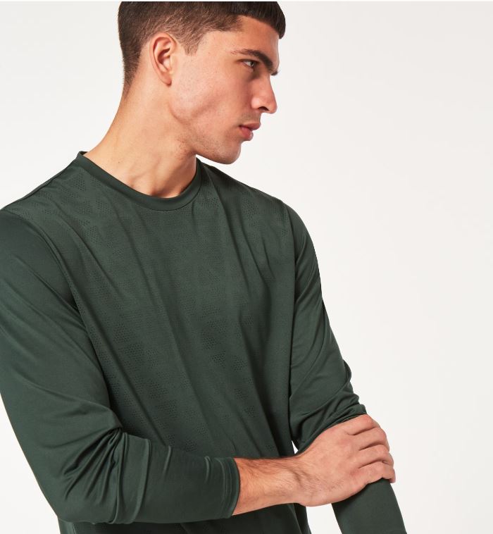 Oakley Berm Langarm Trikot, Hunter Green