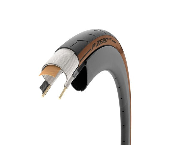 Pirelli P Zero Race Classic Rennradreifen - Schwarz/Tannwall 700x26c