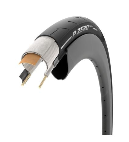 Pirelli P Zero Race Rennradreifen - Schwarz/Schwarz 700x26c