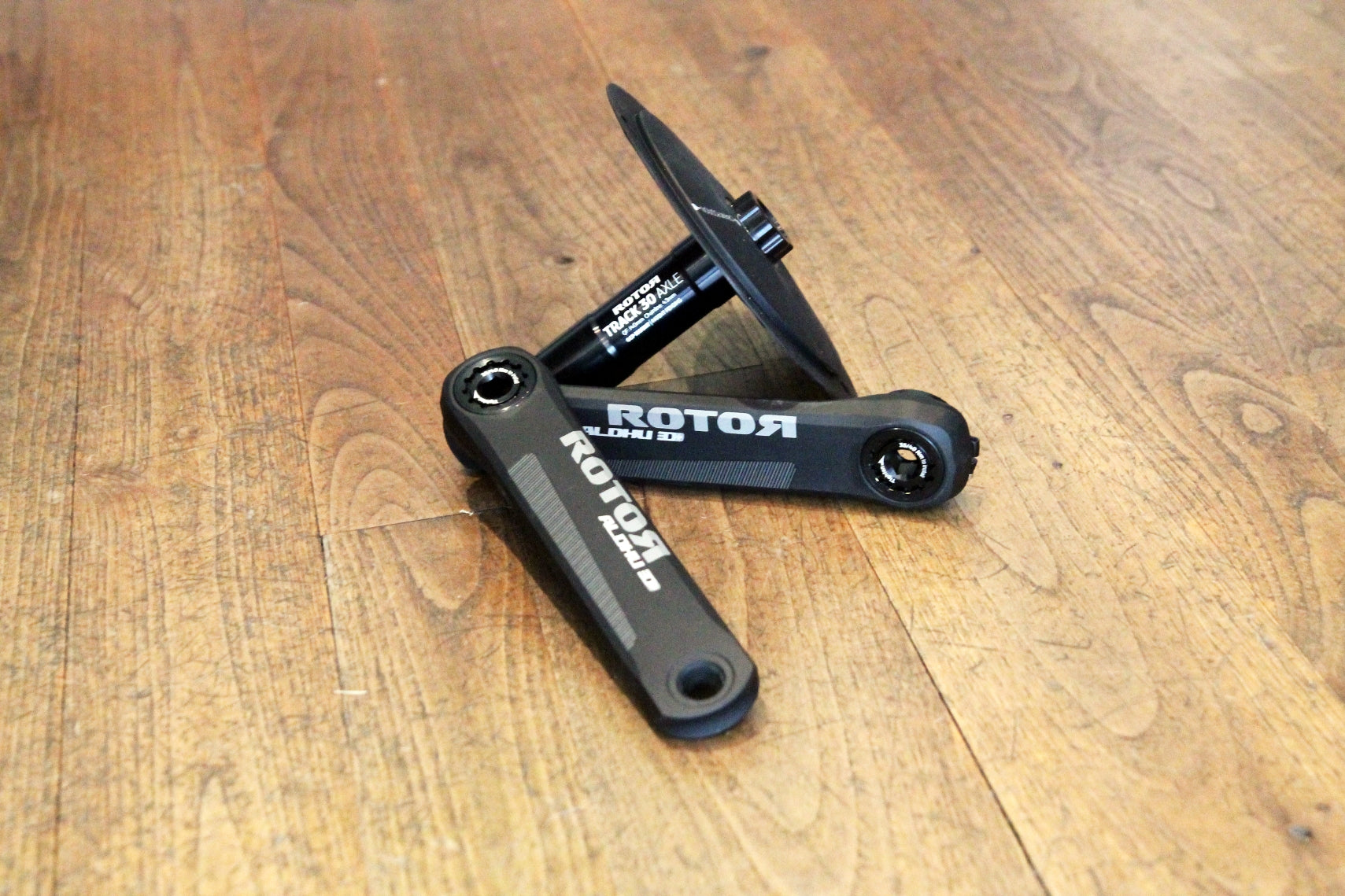 Rotor ALDHU 3D+ Track Set Kurbelarme / Spider / Achse