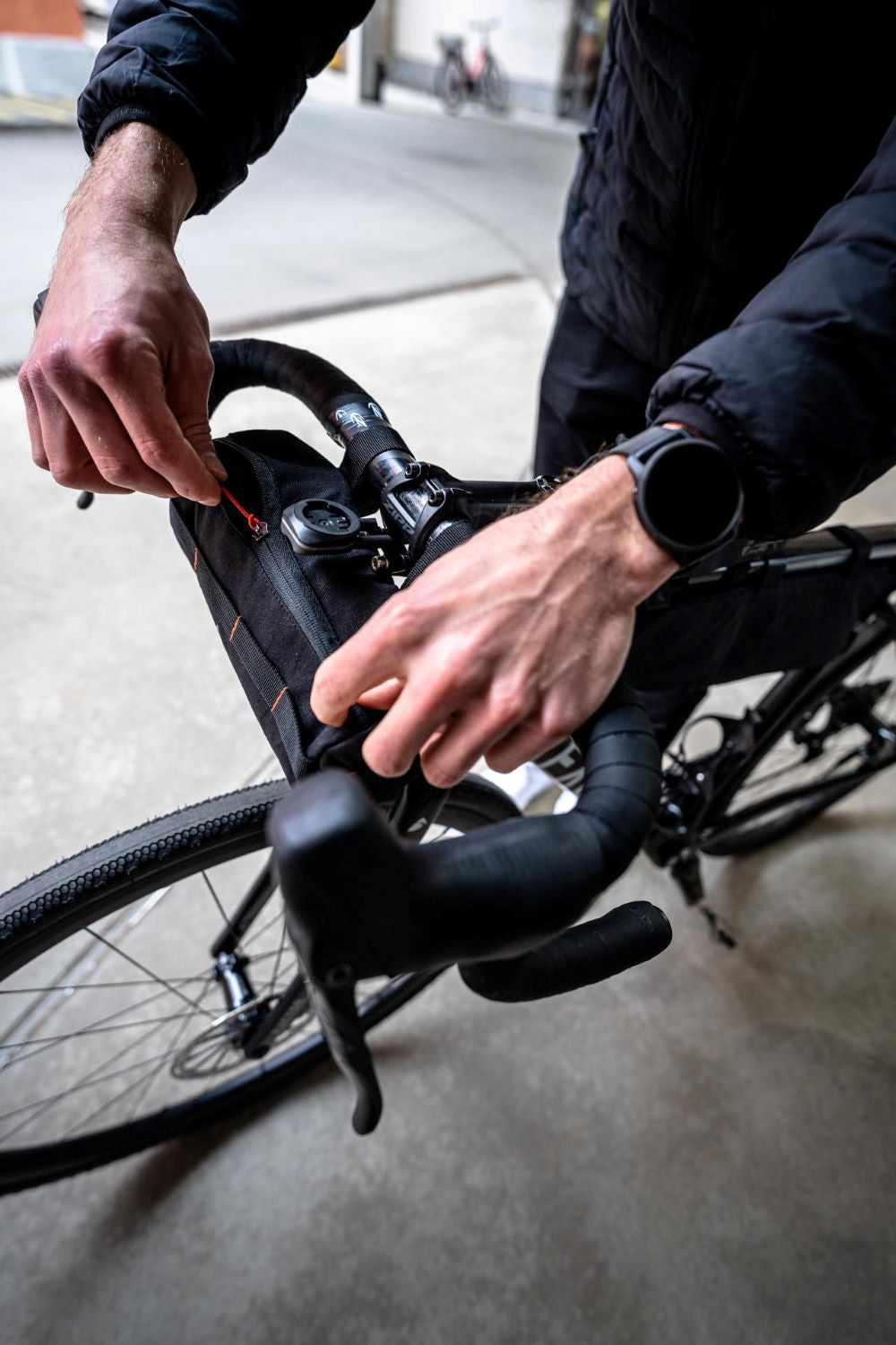 RIDE FARR Gravel/Road Lenkertasche 1,95L - Schwarz
