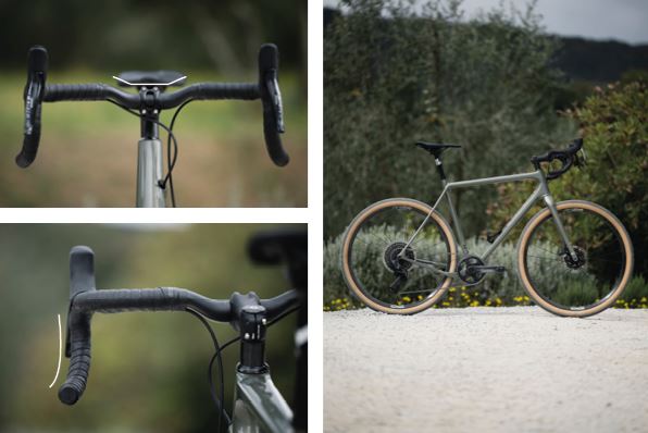 gravel bike lenker breite SQlab 314, Aluminium Gravel-Rennlenker 31,8mm