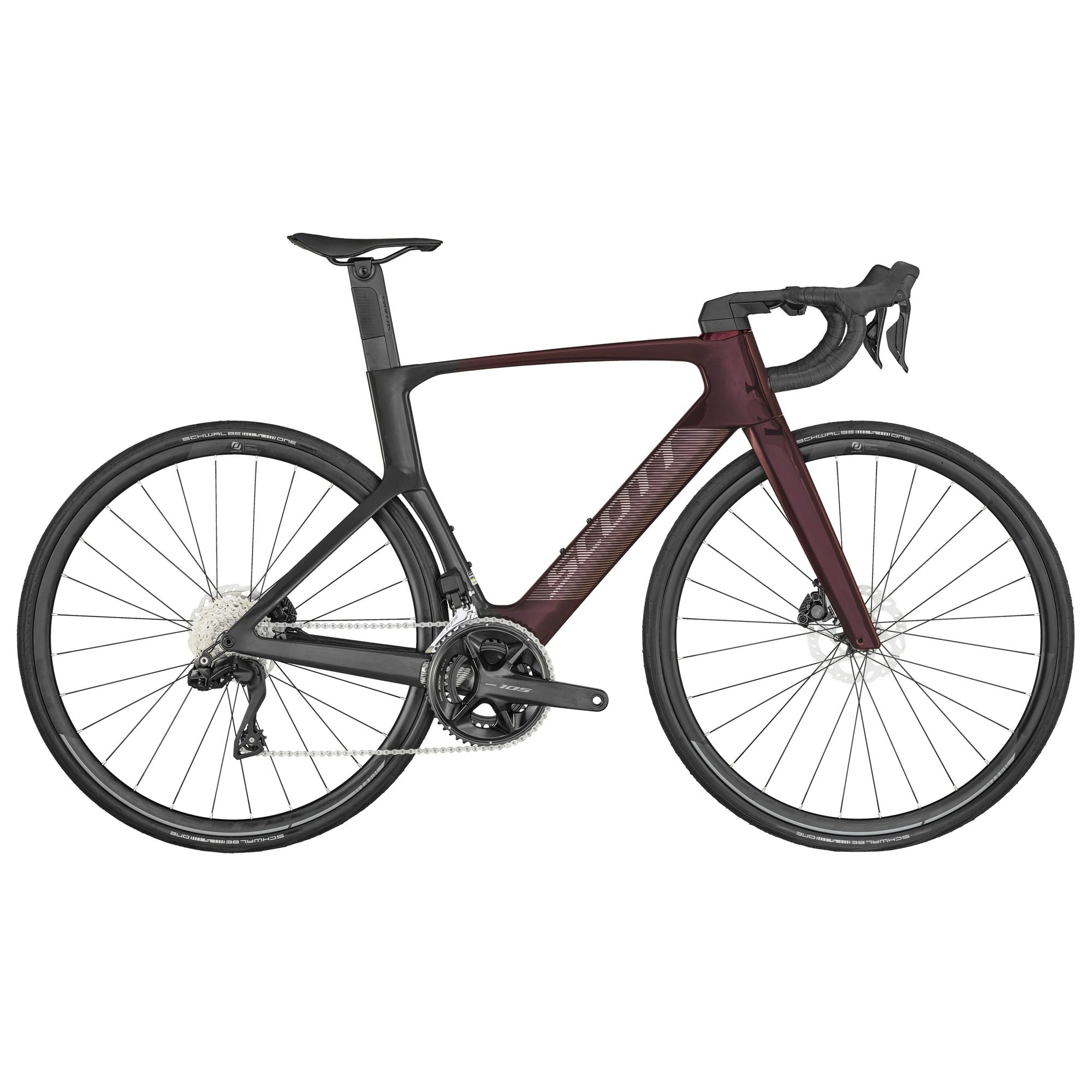 Scott FOIL RC 30, Black/Red Shimano 105 Di2 2x12