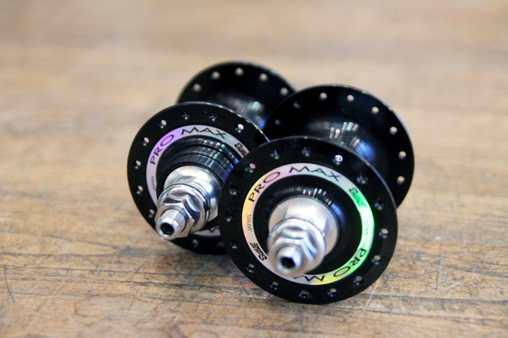 Suzue Pro Max CARBON Track Hochflansch Hinterradnabe - Schwarz