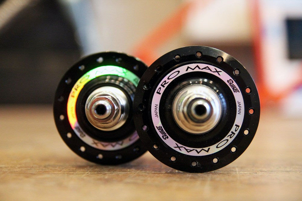 Suzue Pro Max CARBON Track Hochflansch Vorderradnabe - Schwarz