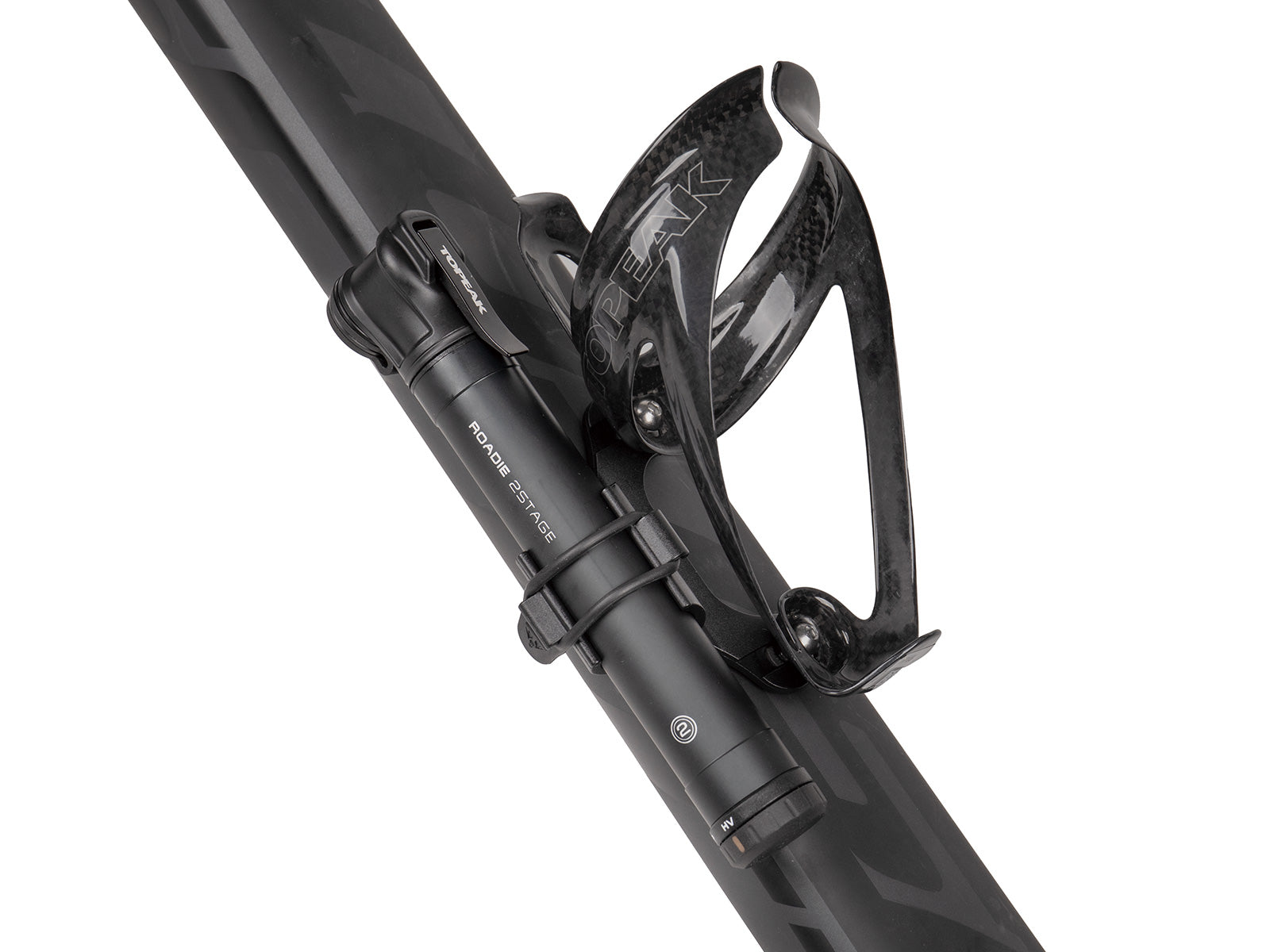 Topeak Roadie 2Stage Mini Handpumpe - HV+HP