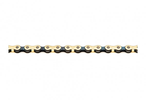 Izumi V Super Toughness Track Kette NARROW 1/8" x 3/32" Gold/Schwarz