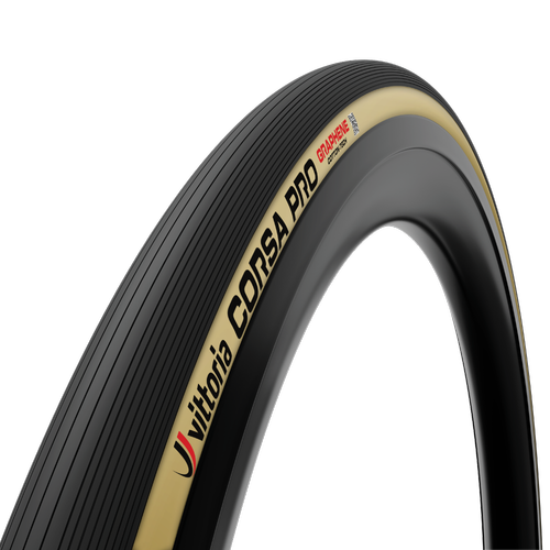Vittoria CORSA PRO 700x24c Graphene2.0 TLR 2C faltbar - Schwarz/Beige