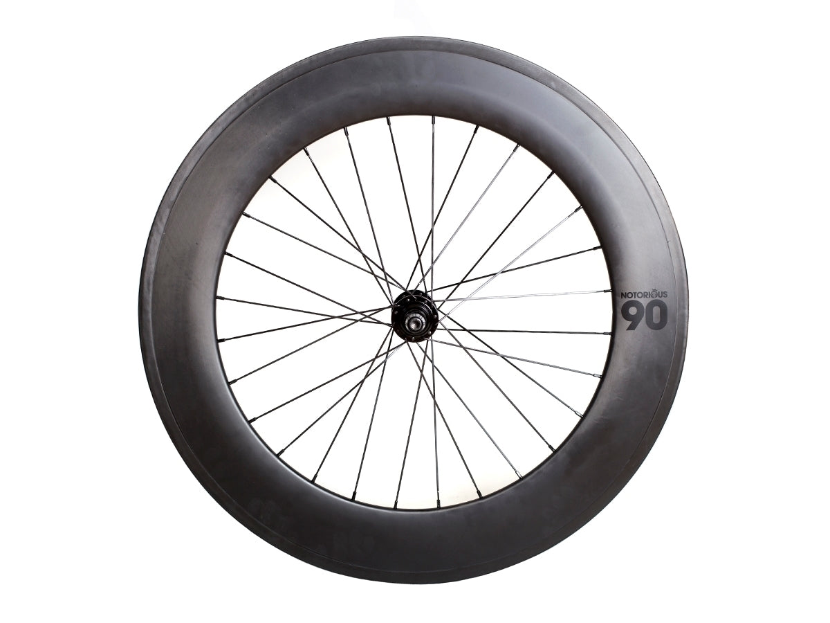 BLB Notorious 90 x BLB KING HUB Track Vorderrad Schwarz, 28Loch