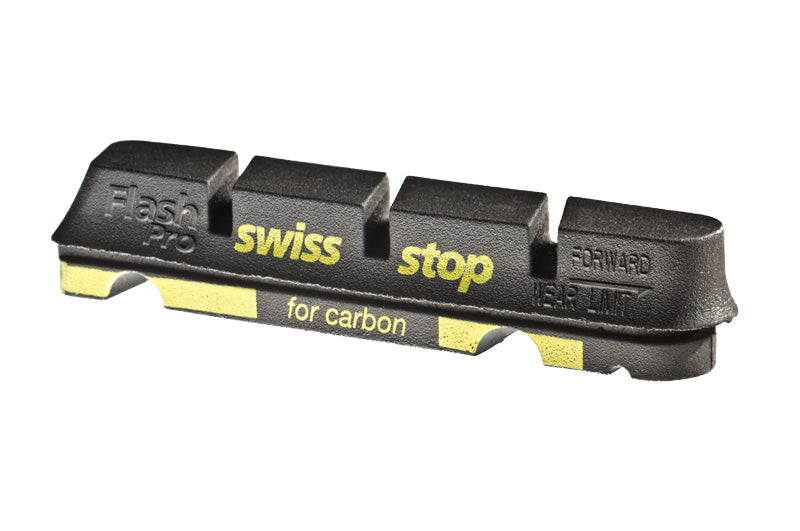 SwissStop FLASH PRO Black Prince (Schwarz) Bremsbeläge für Carbonfelgen für Shimano
