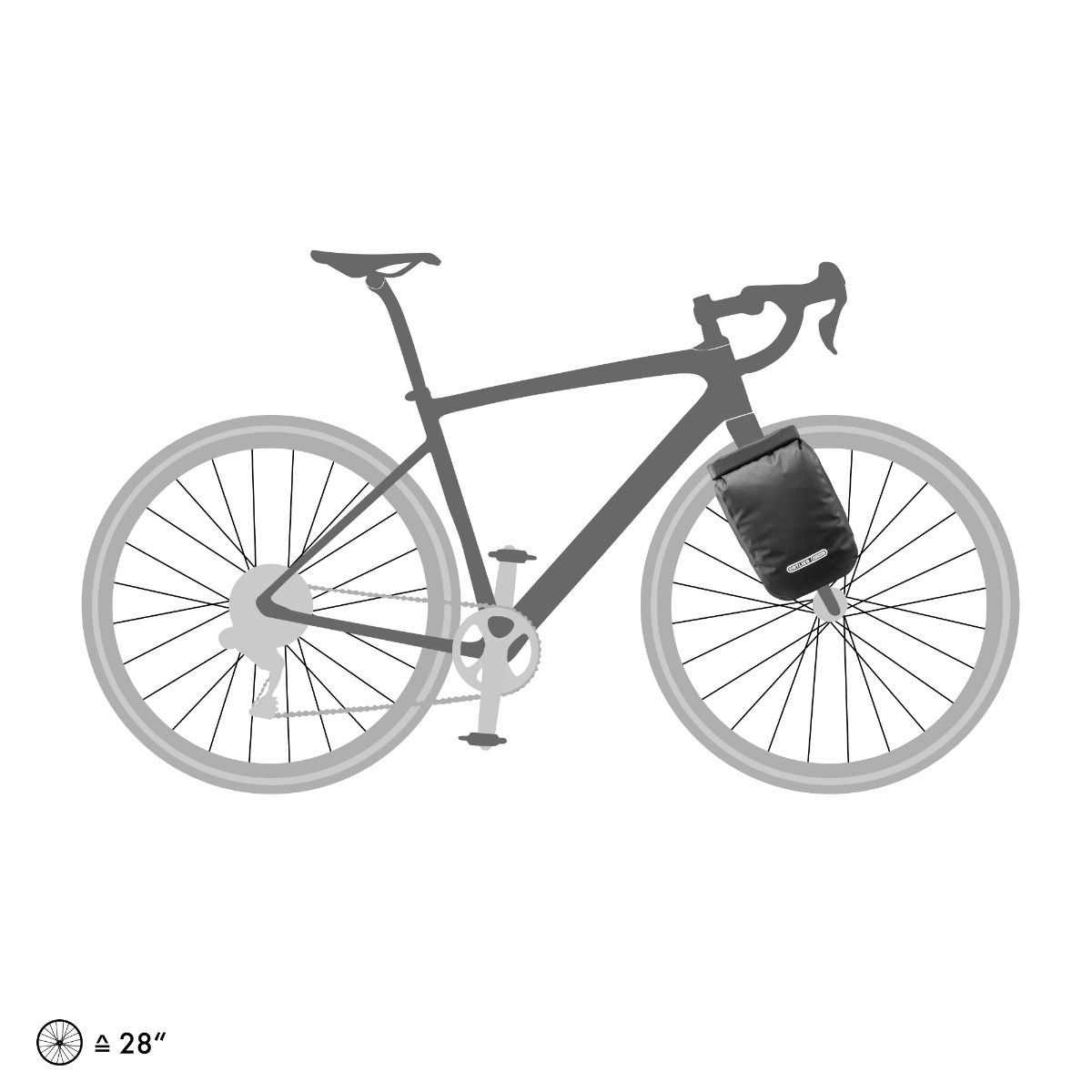 Ortlieb Fork-Pack - Schwarz