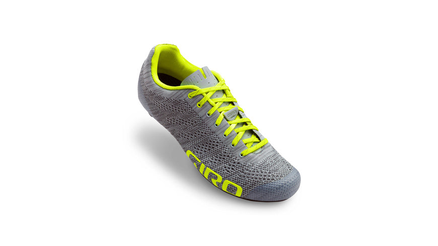 Giro Empire E70 Knit 18 - Grey Heather/Highlight Yellow