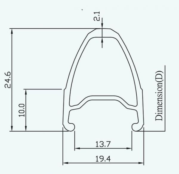 Halo Aerorage 28" 700c Vorderrad MSW