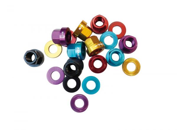 Halo Aluminium Axle Nuts Achsmuttern 9mm & 10mm