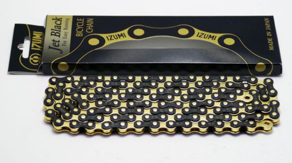 Izumi Jet Black Track Chain Bahn Kette 1/2 x 1/8"