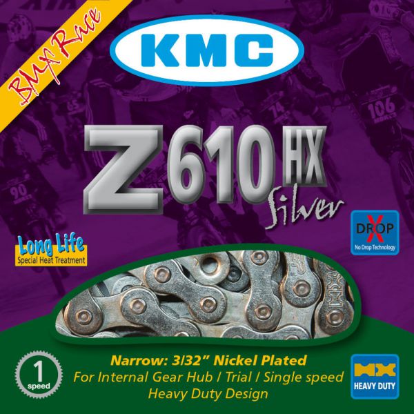 KMC Z610HX Singlespeed Kette 1/2 x 3/32"