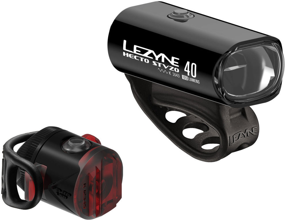 Lezyne Beleuchtungsset Hecto Drive 40 + Femto STVZO