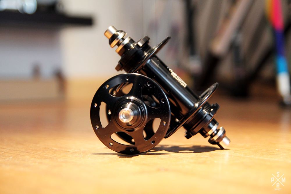 MACK HUBS Superlight Track Hinterrad Nabe Hochflansch - Sheriff Star