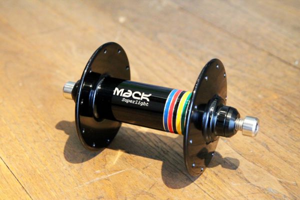 MACK HUBS Superlight Track Vorderrad Nabe Hochflansch - Schwarz