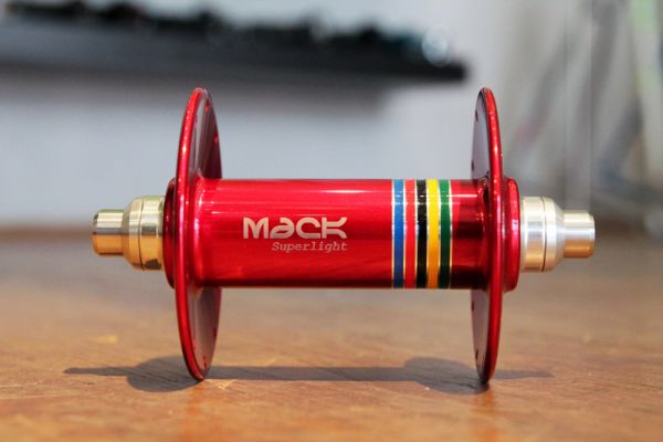 MACK HUBS Superlight Track Vorderrad Nabe Hochflansch - Farbig