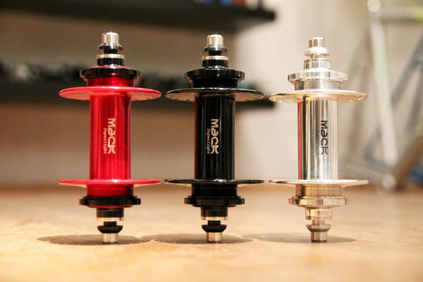 MACK HUBS Superlight Track Hinterrad Nabe Hochflansch - Silber-poliert