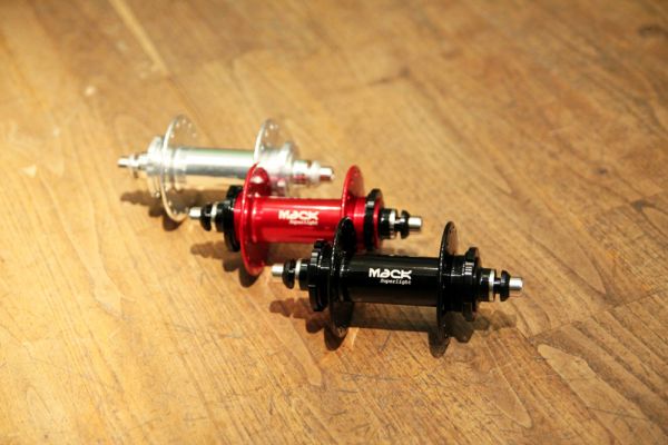 MACK HUBS Superlight Track Hinterrad Nabe Hochflansch - Silber-poliert