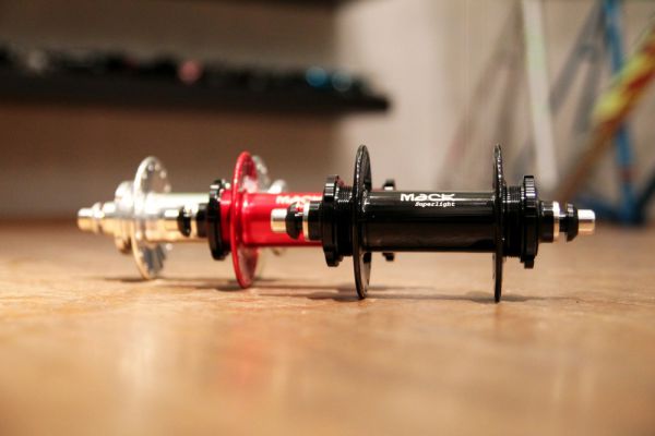 MACK HUBS Superlight Track Hinterrad Nabe Hochflansch - Schwarz