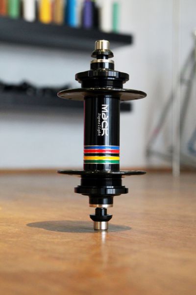 MACK HUBS Superlight Track Hinterrad Nabe Hochflansch - Schwarz