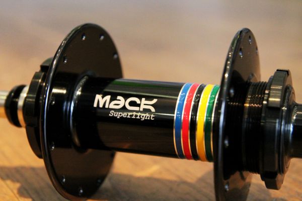 MACK HUBS Superlight Track Hinterrad Nabe Hochflansch - Schwarz