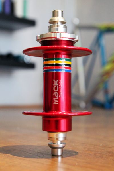 MACK HUBS Superlight Track Hinterrad Nabe Hochflansch - Farbig