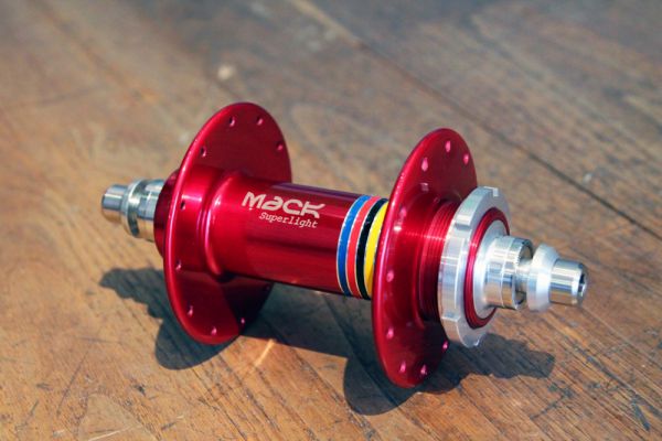 MACK HUBS Superlight Track Hinterrad Nabe Hochflansch - Farbig