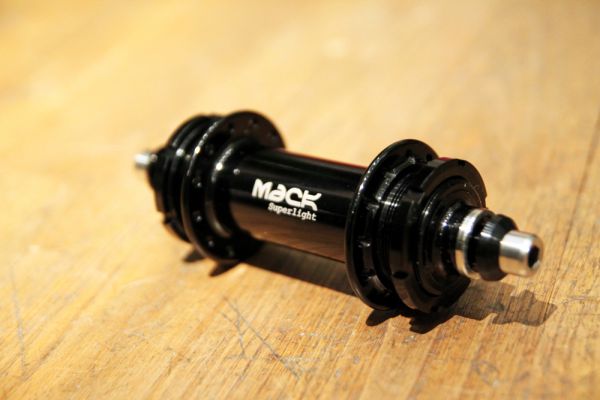 MACK HUBS Superlight Track Hinterrad Nabe Niederflansch - Schwarz