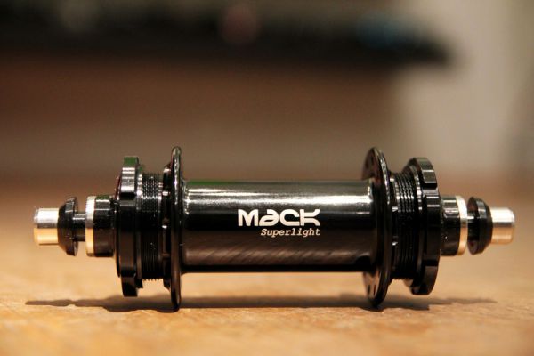 MACK HUBS Superlight Track Hinterrad Nabe Niederflansch - Schwarz