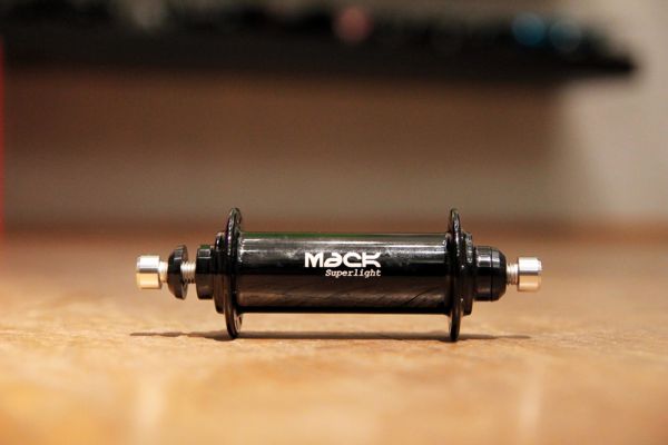 MACK HUBS Superlight Track Vorderrad Nabe Niederflansch - Schwarz