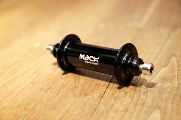 MACK HUBS Superlight Track Vorderrad Nabe Niederflansch - Schwarz