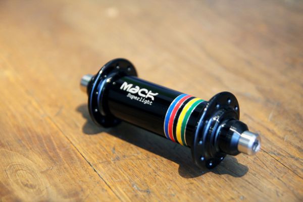 MACK HUBS Superlight Track Vorderrad Nabe Niederflansch - Schwarz