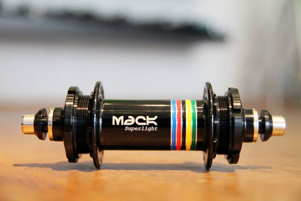 MACK HUBS Superlight Track Hinterrad Nabe Niederflansch - Schwarz