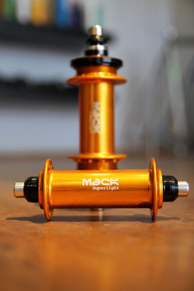 MACK HUBS Superlight Track Hinterrad Nabe Niederflansch - Farbig