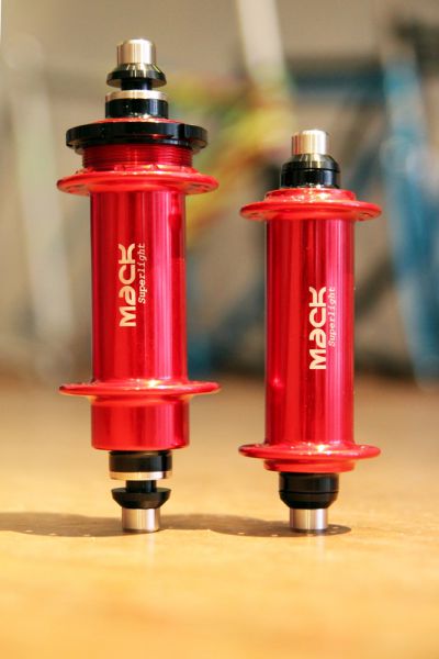 MACK HUBS Superlight Track Hinterrad Nabe Niederflansch - Farbig