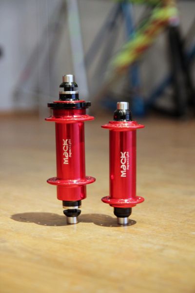 MACK HUBS Superlight Track Hinterrad Nabe Niederflansch - Farbig