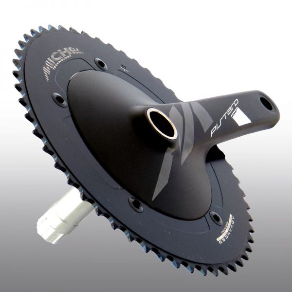 Miche Pistard AIR Track Kurbelgarnitur 170mm - Schwarz