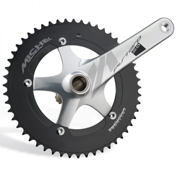 Miche Pistard 2.0 Track Kurbelgarnitur 165mm - Silber