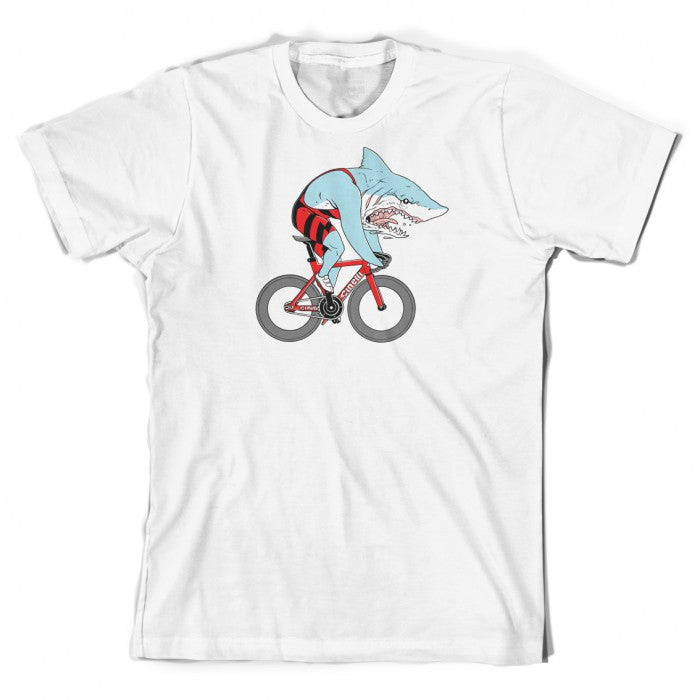 Cinelli SHARK T-Shirt - Weiß